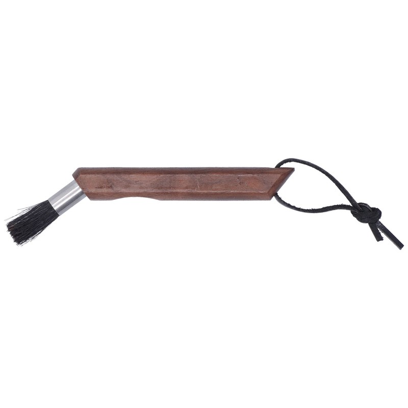 Coffee Grinder Cleaning Brush Curved Wood Handle Brush for Home