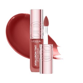 L'Oréal Paris Hyaluron Tint, Tinta en Sérum para Labios y Mejillas, Hidratación instantánea, Color Duradero y Sensación ligera, Multiusos, Tono 640 Te