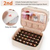 CUBETASTIC Nail Polish Organizer, Portable Nail Polish Storage Case Holds
