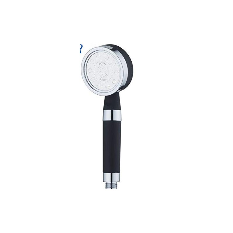 Housler® Gloss Black Metal Constructed Pressure increasing Shower Head and