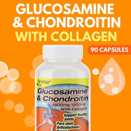 Arymar Glucosamine Chondroitin & Collagen Supplement Joint Support Formula Two Pack