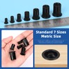 Glarks 30Pcs M12 Rivet Nuts - Carbon Steel Metric Flat