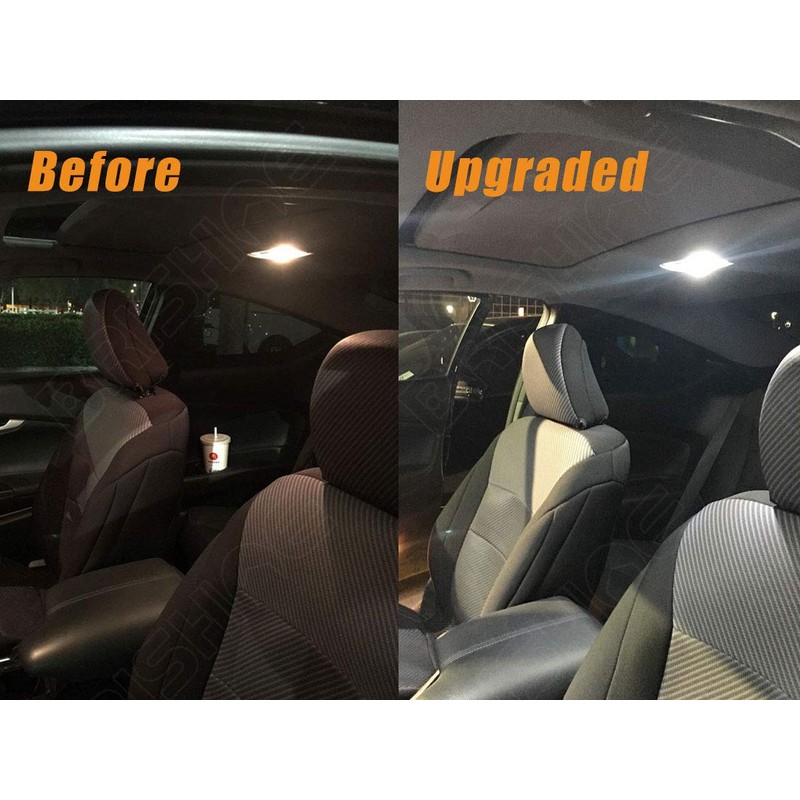 BRISHINE White Interior LED Lights Kit for Lexus GX470 2003
