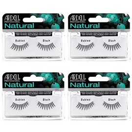 Ardell Ardell natural lashes false eyelashes babies black (4 pack)