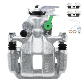 Rear Left Brake Caliper With Bracket Replacement for Honda Accord 2008 2009 2010 2011 2012, ACURA TSX 2009 2010 2011 2012 2013 2014, Rear Driver Side: 19B3359, 19285712, FRC12164, 18FR2716