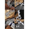 PR-GHK-WHALE Multi-Tool, Multi-functional Carabiner, Bottle Opener, Hex Wrench, Phillips Screwdriver,