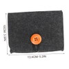 FOMIYES 2pcs Essential Oil Storage Carrying Case Felt Organizer Pouch
