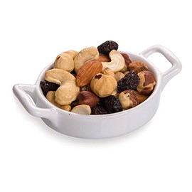 4.1 Inch Dipping Bowls, 10 Built-In Handles Sauce Bowls - Round, Dishwasher-safe, White Porcelain Tasting Bowls, For Appetizers. Desserts. Or Condiments - Restaurantware