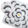 Natural-Looking False Eyelashes, Synthetic Fibres, Long and Large Eyelashes, 10