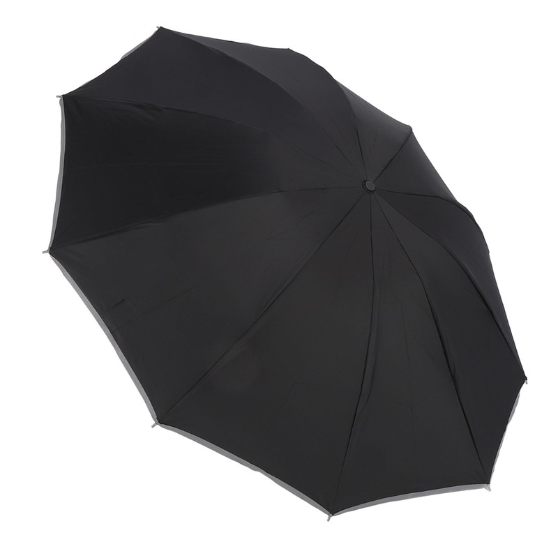 Automatic Umbrella Reflective Safety Strip Ring Buckle Umbrella Windproof Portable