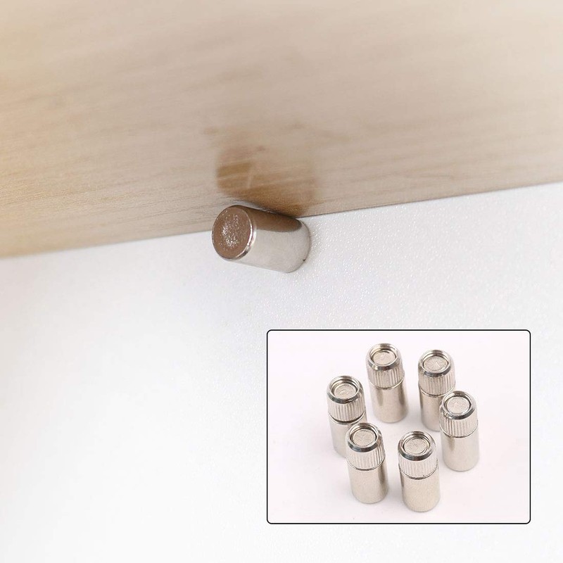 Sourcingmap 21mm x 8mm Metal Cylindrical Rod Studs Pegs Shelf