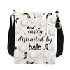 Golf Crossbody Bag Golf Gifts Easily Distracted By Balls Crossbody