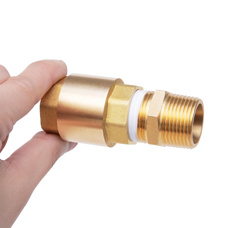 ChillWaves Brass In-Line Spring Check Valve DN50 2" Female Thread,