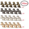 Dtoterul Leather Rivets Pack of 100 Button Rivets Solid Button