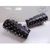 metaldevastation.com LEATHER SPIKED OLD SCHOOL GAUNTLET..DEAT - LEFT, BUCKLES, LARGE