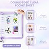 Ospelelf Sticker Organizer Binder Stickers Storage Book, Includes Transparent Pockets,