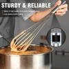 Walfos Whisks Large Whisk Set of 2, Heavy Duty Stainless