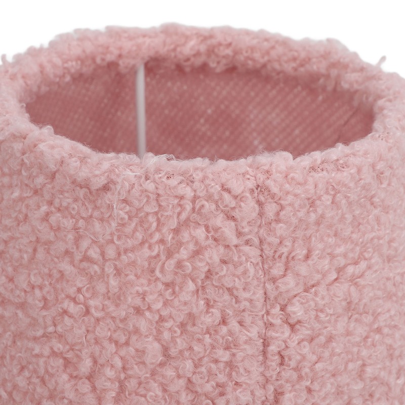 Plush Cloth Lamp Shade Replacement Decorative Soft Comfortable Cone Round