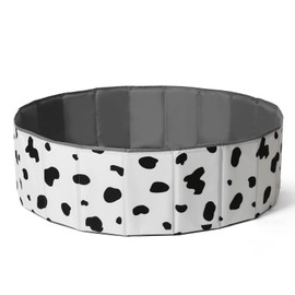 Baby Ball Pit for Toddlers1-3, Foldable Kids Ball Pits Play Tent, Crawl Playpen Ball Pool Playhouse with Storage Bag, for Boys Girls Dogs Cats Festival Play (Balls Not Included), Cow