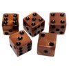 Set of (5) 16mm Dice Olympic Pearlized Square Cornered with