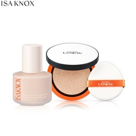 ISA KNOX Lxnew Vitawear Cover + Cover Cushion Set 2items, Foundation#$%Cushion:23-23 Natural Beige