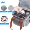 morytrade Insulated Bag Lunch Box Holder 2 Layer Lunch Bag