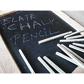 Yuktha Slate Pencils - 50 sticks | Premium Natural Slate Sticks with Earthy Texture | Non-Toxic, Safe Chalk Sticks (Perfect for Artists, Schools, and Professional Use)
