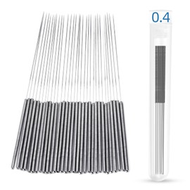 3D Printer Nozzle Cleaning Kit: 30-Pack 0.4mm Stainless Steel Nozzle Cleaner, 3D Printer Cleaning Needles for Creality Ender 3/K1/MK8/V6, No Clogger, Sturdy and Durable, Easy to Bend, by 5APLUSREPRAP