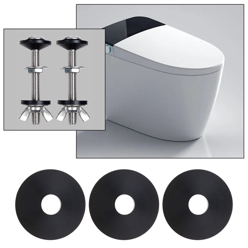 ECSiNG 10Pcs Toilet Seat Washer Replacement Toilet Seat Hinge Fitting