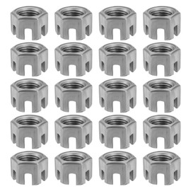 ECSiNG - 20 tuercas hexagonales hexagonales M14 x 1,5 mm de acero al carbono de grado 4,8 tuercas hexagonales para la industria mecánica, cochera, muebles del hogar