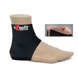 Ezeefitsports Ultrathin Blister Prevention Ankle Socks - Black, Large, Sold in Pairs, Unisex-Adults/Kids, Running Socks