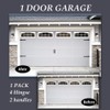 SKYSEN skysen Magnetic Garage Door Decorative Faux Hinges Handles Accents