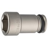 トネ(TONE) インパクト用ロングソケット 6NV-38L 差込角19.0mm(3/4") 二面幅38mm