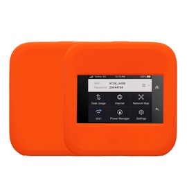 kwmobile Case Compatible with Netgear Nighthawk M6 Pro / M6 Case - Case for Mobile WLAN - Router Cover Mobile Hotspot - Wi-Fi Accessories Orange