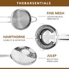 Cocktail Strainer-Stainless Steel Bar Tools Bartender Cocktail Strainer Set:Hawthorne Strainer,Julep