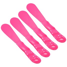 4PCS Autoclavable 7.5” Handle Spatula, Dental Straight Spatula, Dental Alginator Mixer, Mixing Spatula Alginate Spatula Plaster Spatula 4 Pink