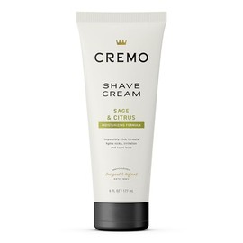 Cremo Cremo Sage & Citrus Shave Cream, Astonishingly Superior Ultra-Slick Shaving Cream for Men, Fights Nicks, Cuts and Razor Burn, 6 Fl Oz