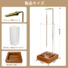 AdLife Ash-Free Hanging Incense Stick Holder Incense Burner Glass Brass