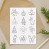 Waterproof Tattoo Stickers Christmas Instant Tattoos / 방수타투스티커 크리스마스 인스턴트 타투