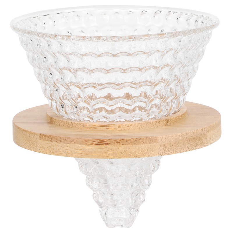 Coffee Pot Filter reusable glass Coffee Dripper Funnel Kettle Brewer