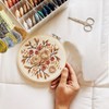 6 Skeins Embroidery Thread, 3 Colors Metallic Embroidery Floss Set,