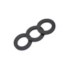 12PCS Plumbing Rubber Washers Flat Silicone Gasket Rubber Connector Replacement