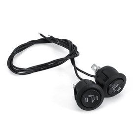 Fayelume 1 Pair Car Seat Heater, 3 Pin Heated Seat Kit, 12 V 20 A Heater Switch, High Low Off Control, for Cars, Truck, Boats, Motorcycles, Black