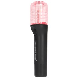 amon 6906 Emergency Signal Light with Flashlight Function, Vehicle Inspection Compatible (Splash-proof IPX3 Equivalent) ON/OFF Switch Type, Recommended by Keiichi Tsuchiya, Black