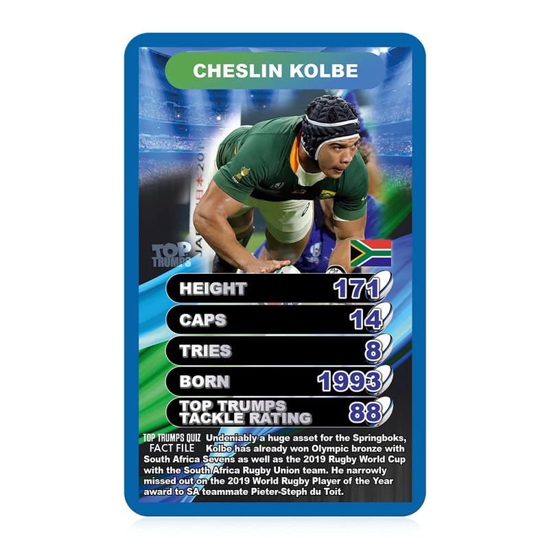Top Trumps World Rugby Stars Card Game