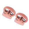 30Pcs Metal Cord Locks Double Hole Zinc Alloy Durable Light