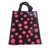 Fat-catz-copy-catz Eco Friendly Pink Polka Dots Spotted Lunch Shopping Bag