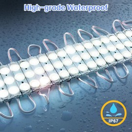 120 LEDs 40 Modules, Van Interior Light Kits, 12V LED Light Strip LED Module Lights Ceiling Lamp for Car Van Truck Auto Vehicle