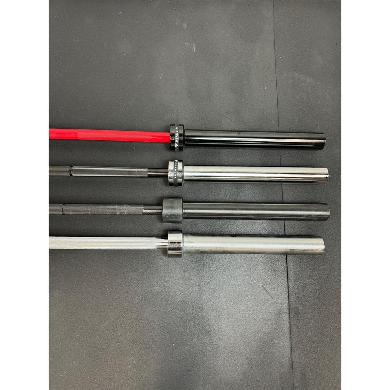 7' Premium Olympic Barbell 45lb - Color: Red