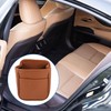 A ABSOPRO Car Trash Can Portable and Hanging 5.9" Length